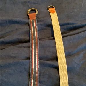 2 J. Crew Belts